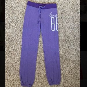 Victoria’s Secret PINK purple joggers